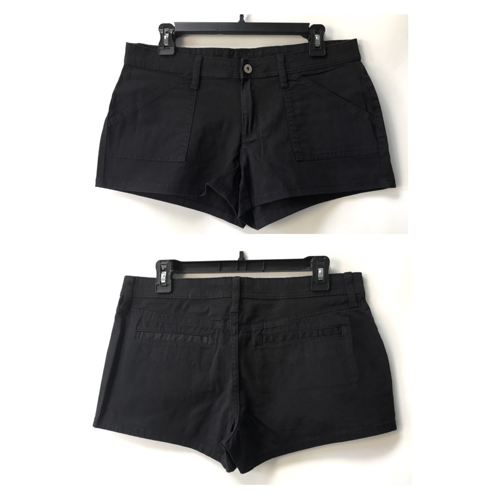 ARIZONA JEAN COMPANY- Women Jr's Shortie Shorts - BLACK - Size 11 - NWOT